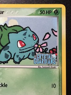 Bulbasaur 45/100 EX Crystal Guardians Pokemon Card Reverse Holo Foil Rare MP - Image 4