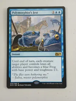 Magic the Gathering Polymorphist's Jest 075 M15 MTG NM - Image 1