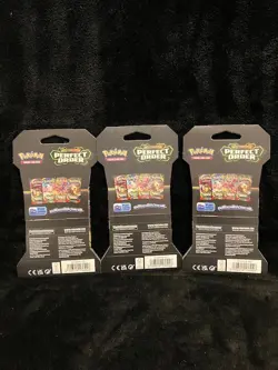 SALE!!! Pokemon Trading Card Sleeved Booster Packs Mega Evolution Perfect Order - Image 4
