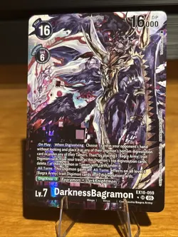 Digimon Card Game DarknessBagramon EX10-059 SR Alt Art Foil NM - Image 1