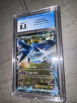 CGC 8.5 Latios EX 2015 Roaring Skies 58/108 Holo Pokemon Card - Image 2