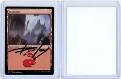 Mountain Battle for Zendikar Signed Artist Proof MTG - Image 3