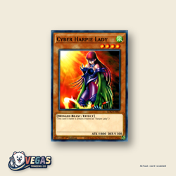 Yu-Gi-Oh! 1st Edition Cyber Harpie Lady Common Card - LDS2-EN067 - NM - Image 1
