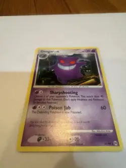 Pokemon TCG Gengar 17/99 Platinum Arceus Rare Non-Holo Card NM Condition - Image 1