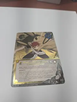 Naruto TCG CCG Gaara of the Desert (Possessed Mode) SR Card English Near Mint - Image 1