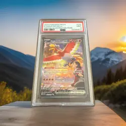 PSA 9 Ethan's Ho-oh EX Special Illustration Rare Destined Rivals Pokemon Card - Image 1