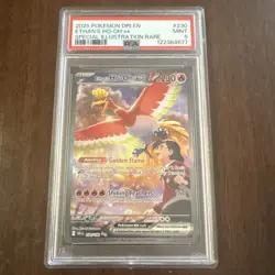 PSA 9 Ethan's Ho-oh EX Special Illustration Rare Destined Rivals Pokemon Card - Image 3