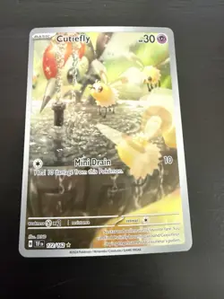 Pokemon TCG Cutiefly Illustration Rare Card 172/162 SV05: Temporal Forces - Image 1