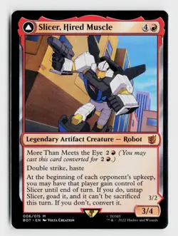 Slicer, Hired Muscle Slicer, High-Speed Antagonist (REGULAR) x1 - MTG - Image 1