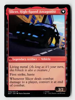 Slicer, Hired Muscle Slicer, High-Speed Antagonist (REGULAR) x1 - MTG - Image 2