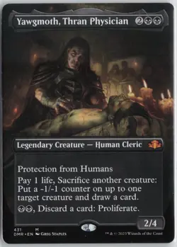 Yawgmoth, Thran Physician (Borderless) M Dominaria Remastered 431 NM - Image 1