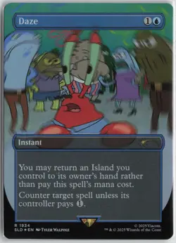 Daze (Rainbow Foil) Foil R Secret Lair Drop Series 1934 NM - Image 1