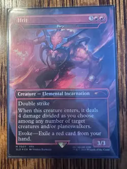 Ifrit - Fury (Rainbow Foil) Secret Lair Drop Foil - Image 1