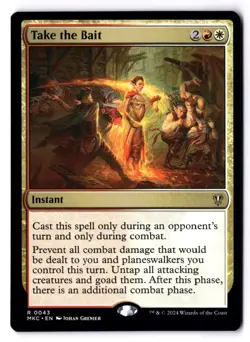 Take The Bait NM* Commander: Murders Karlov Manor ENGLISH 0043 mtg -UnltdCards - Image 1
