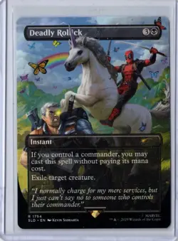 MTG SLD Marvel Deadpool Deadly Rollick Non-Foil Unplayed NM - Image 1