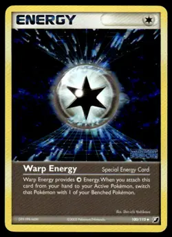 Pokemon TCG Unseen Forces #100/115 Warp Energy Reverse LP+ - Image 1