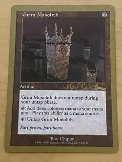 MTG Grim Monolith Tokyo 1999 World Championships LP - Image 1