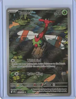 Pokemon TCG - Destined Rivals - Yanma 183/182 Illustra Rare NM - Image 1