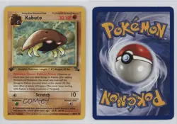 Kabuto 1st Ed. Pokemon Fossil #50 1999 - Image 3