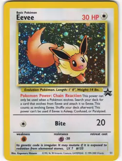 Eevee 11 SWIRL Holo P Wizards Black Star Promos NM Pokemon - Image 1