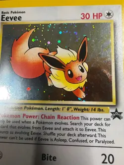 Eevee 11 SWIRL Holo P Wizards Black Star Promos NM Pokemon - Image 3