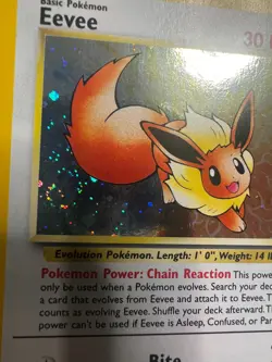 Eevee 11 SWIRL Holo P Wizards Black Star Promos NM Pokemon - Image 4