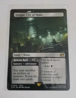 Mtg - Midgar, City of Mako (Borderless) - FINAL FANTASY (FIN) - Nonfoil - Nm - Image 1