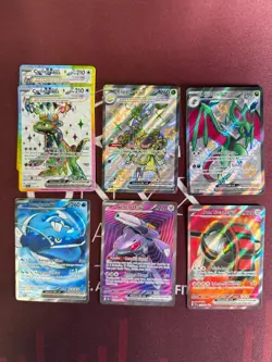 Pokemon Card Lot 7 TCG Cards EX Full Art Bundle - Image 1