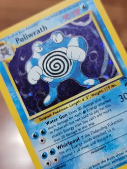 EXC - Pokemon TCG Poliwrath Base Set 2 15/130 Holo Unlimited Holo Rare - Image 2