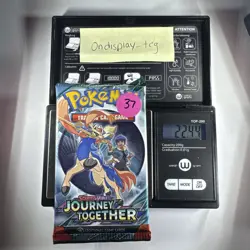 22.44g Pokemon Journey Together Booster Pack Sealed - Image 1