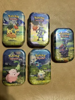 Pokemon TCG Mega Evolution Ascended Heroes Tin DISPLAY (10 Units - 2 Of Each) - Image 2
