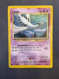 Lugia 20/64 Rare Neo Revelation Unlimited Pokemon WOTC 2001 English - Image 1
