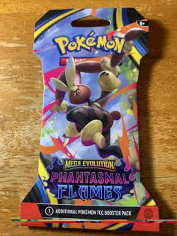 POKEMON MEGA EVOLUTION PHANTASMAL FLAMES (1)SLEEVE SEALED Mega Lopunny Illus. - Image 1
