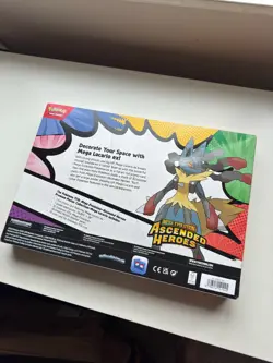 Pokemon TCG Ascended Heroes Premium Poster Collection Mega Lucario EX - SEALED ✅ - Image 3