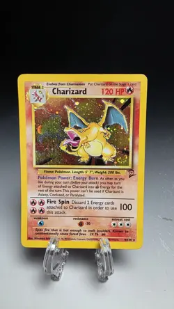 Pokemon Charizard 4/102 Base Set Holo Rare 120 HP Wizards of the Coast - Image 1