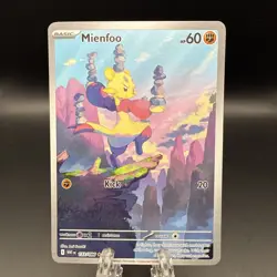 Mienfoo 133/086 Illustration Rare SV: White Flare Pokemon TCG NM Near Mint - Image 1