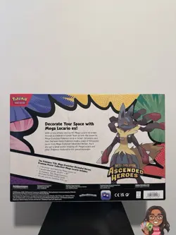 Pokemon Mega Evolution Ascended Heroes Premium Poster Collection Mega Lucario - Image 2