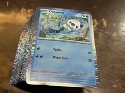 LOT OF (103) Pokemon White Flare 021/086 Oshawott Holo Poster Collection Promo - Image 1