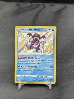 Galarian Mr. Rime Shiny Holo Shining Fates SV021/SV122 Pokemon TCG QTY - Image 1