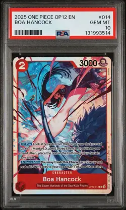 2025 ONE PIECE OP12-LEGACY OF THE MASTER #014 BOA HANCOCK PSA 10 - Image 1