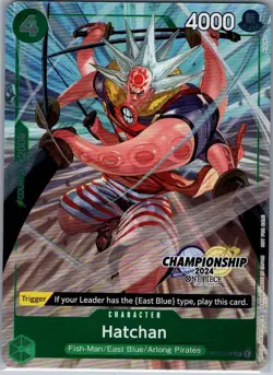 Hatchan (CS 2024 Celebration Pack) OP03-033 English One Piece Promo Card - NM - Image 1