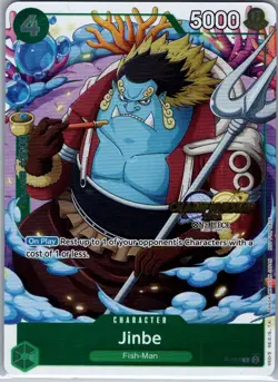 Jinbe (CS 2024 Event Pack) P-063 English One Piece Promo Card - NM - Image 1