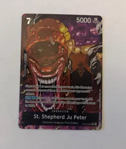 One Piece TCG | St. Shepherd Ju Peter OP13-084 Carrying On His Will Alt Art - Image 2