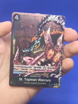 One Piece Carrying On His Will St Topman Warcury OP13-089 Alternate Alt Art NM - Image 2
