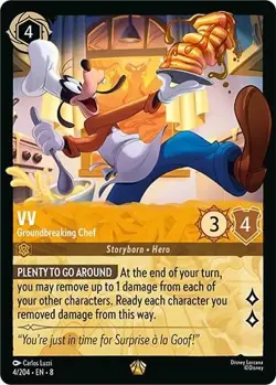 Goofy (FOIL) 4/204/EN-8/Reign Of Jafar/Disney Lorcana/TCG/Legendary - Image 1