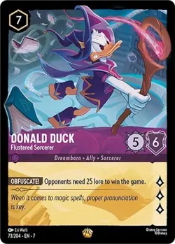 Donald Duck (FOIL) 73/204/EN-7/Archazia's Island/Disney Lorcana/TCG/Legendary - Image 1