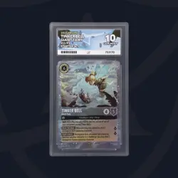 Disney Lorcana - Tinkerbell Giant Fairy 11/P3 - Glimmer Foil - Ace Gem mint 10 - Image 1