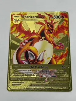 Charizard DX HP500 Metal Pokemon Card-Collectible Gift Display Toys - Image 1