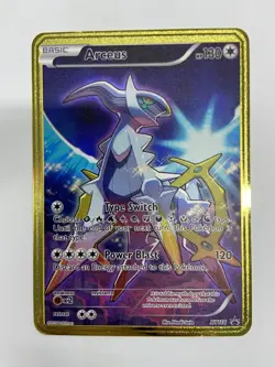 Gold Metal Arceus Pokemon Card-Collectible Gift Display！bonny - Image 3