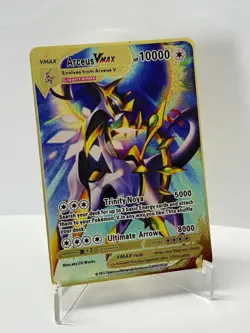 ArceusVMAX HP10000 Metal Pokemon Card-Collectible Gift Display Toys - Image 2